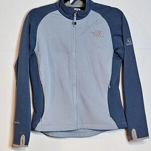 The North Face Flight Series Zippered Jacket Blue Light Blue Wmns Small